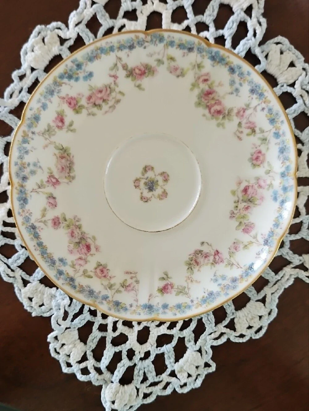 Antique Haviland Porcelain Teacup and Saucer